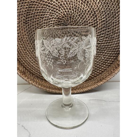 Bartlett Collins Water Goblets - Decoration 806 Clear (Gold Trim) -‎ Set of 4 - Picture 2 of 10